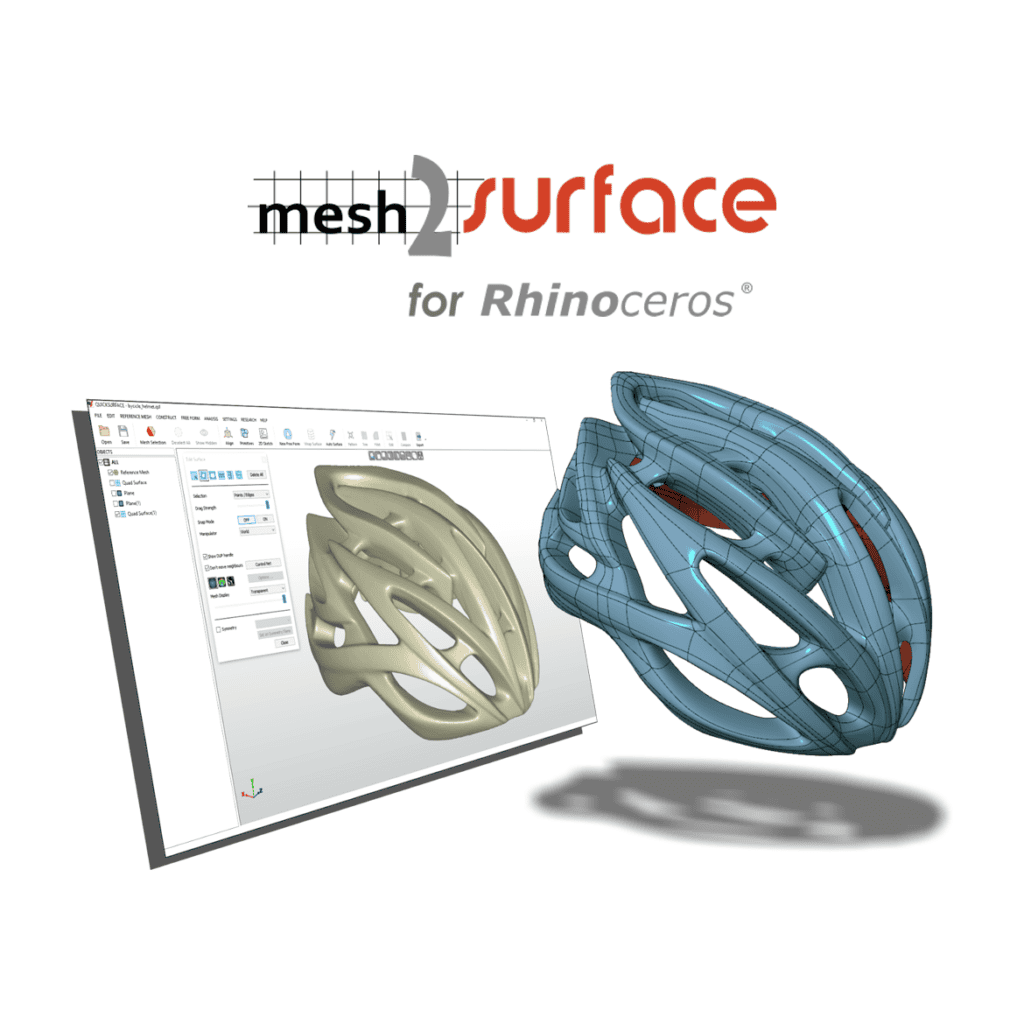 Mesh2Surface for Rhinoceros 3DSCANNERS